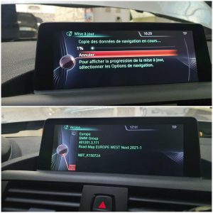 Mise à jour GPS d'une BMW