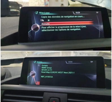 Mise à jour GPS d'une BMW